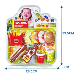 <span class=keywords><strong>Jeux</strong></span> <span class=keywords><strong>de</strong></span> cuisine miniature en plastique pour enfants, pièces, <span class=keywords><strong>jeux</strong></span> éducatifs, simulation d'aliments, rapide pour bébés - Product Image 5