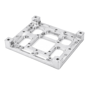 Placa Base Hueca de Aluminio para Fresado CNC Personalizada OEM, Placa de Montaje de Herramientas de Precisión con Múltiples Recortes, Placa de Montaje para Automatización, Mecanizado de Plantillas - Product Image 1