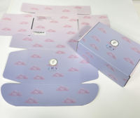 Boîtes cadeaux en carton ondulé en forme d'avion pour filles, design cœur, violet, haut de gamme, recyclables, personnalisables, emballage domestique