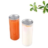 Vente en gros d'usine – Canettes en plastique PET de différentes tailles pour sodas, thé, jus, bière et autres boissons, avec logo personnalisé