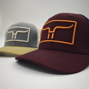 Gorra Richardson 112 de malla lisa con cierre a presión, de poliéster/algodón, deportiva, moderna, con logo bordado, estilo hip hop, lisa, tipo trucker, de alto rendimiento. - Product Image 6