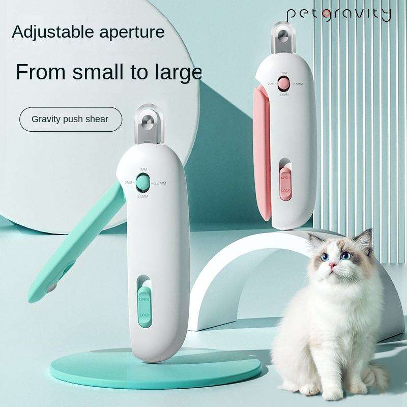 Wholesale Pet Grooming Tools | Adjustable Cat Nail Trimmer with Built ...