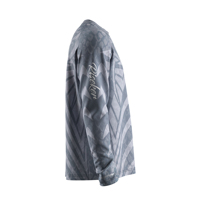 Ropa de Pesca para Hombre, Camuflaje Geométrico Táctico, Anti-UV, Manga Larga, Sublimada, Cuello Redondo, Raglán