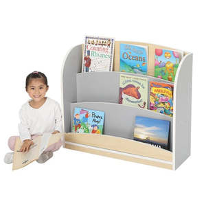 Montessori Kindergarten Foldable Book Display Storage <strong>Unit</strong> Modern for Early Learning Center Reading Nook Preschool Classrooms - Product Image 3