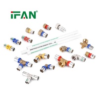 IFAN OEM Raccord de plomberie en laiton forgé égal 16-63mm pour chauffage par le sol, raccord à sertir