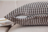 Housse de coussin décorative de luxe personnalisée, motif grain de maïs doux, pour canapé, lit et chaise, améliorant le confort