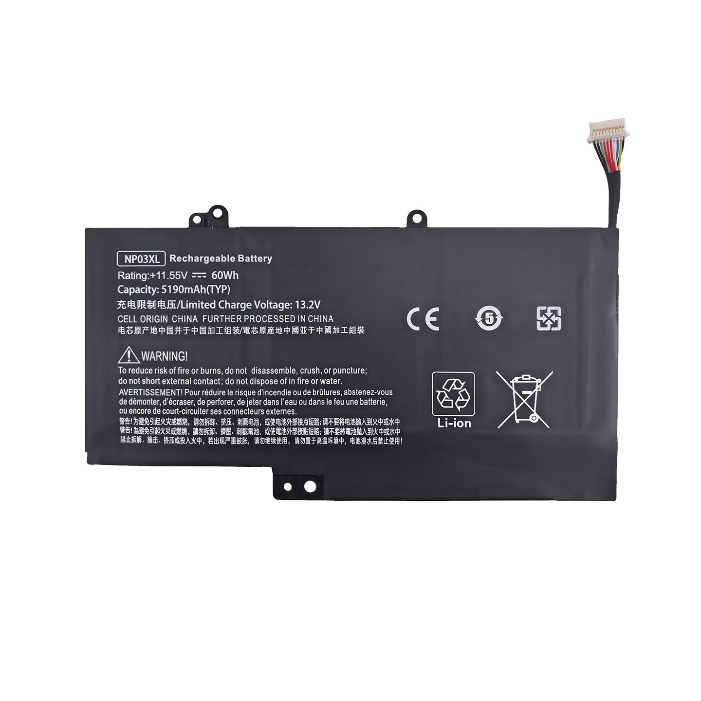 NP03XL pour HP TPN-Q146/Q147/Q148/Q149 13-b116TU