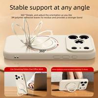 Support de téléphone magnétique rotatif à 360° avec anneau, en PC, pour smartphone