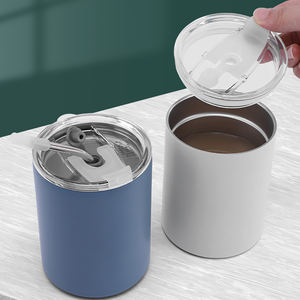 Mug isotherme de luxe en acier inoxydable Atlas avec logo personnalisé, sans BPA, tasse de bureau, style moderne - Product Image 4