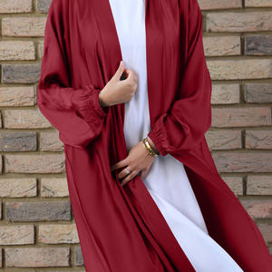 Abaya élégante Loriya <span class=keywords><strong>XXL</strong></span> à ouverture frontale, robe islamique modeste <span class=keywords><strong>de</strong></span> <span class=keywords><strong>luxe</strong></span> pour adultes, cardigan abaya, vente en gros pour femmes musulmanes - Product Image 1