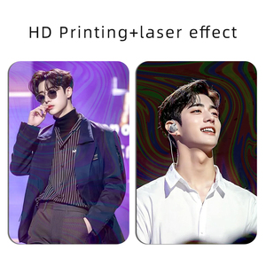 Fabricante OEM personalizado Idol Cards Titok productos de venta caliente <span class=keywords><strong>HD</strong></span> Impresión de dibujos animados tarjeta láser para ventilador - Product Image 2