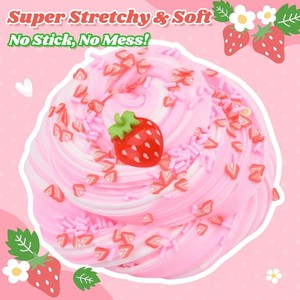 JITENG Offre Spéciale : Kit de <span class=keywords><strong>Slime</strong></span> au Beurre Personnalisé, <span class=keywords><strong>Slime</strong></span> Moelleux Non Collant aux Fruits, <span class=keywords><strong>Slime</strong></span> Bonbon au Beurre et <span class=keywords><strong>Slime</strong></span> Gâteau <span class=keywords><strong>Licorne</strong></span> - Product Image 2