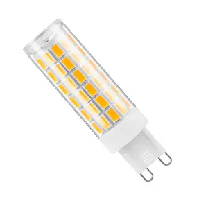 Lampu bohlam LED jagung 125LM/W G9 6W 5000K, lampu G9 hemat energi 120V 230V