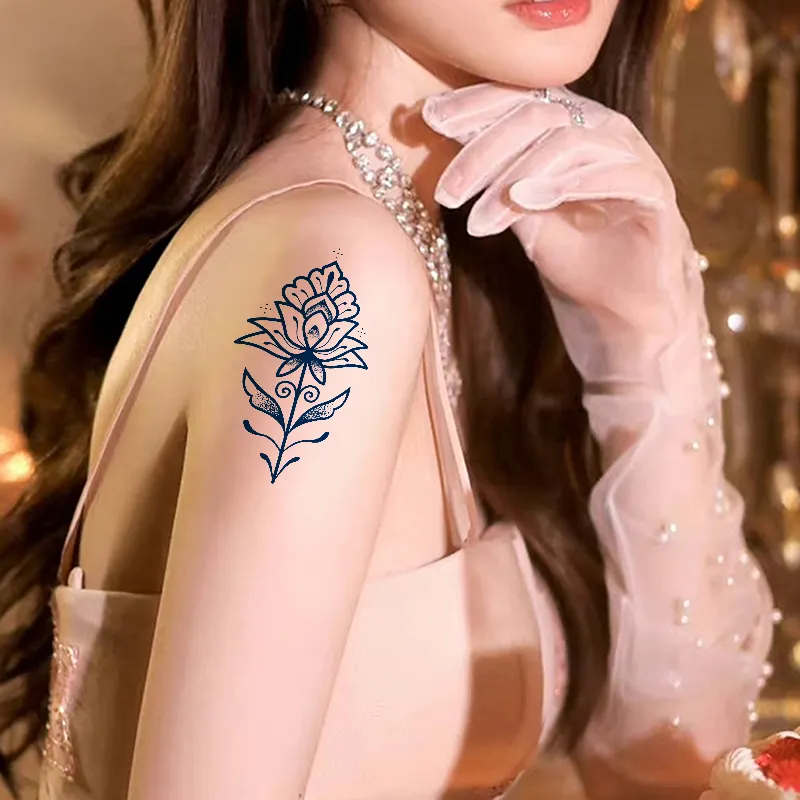 Thiết kế mới kích thước lớn Full ARM tạm thời vĩnh viễn Waterless Tattoo sticker cho người đàn ông tay áo hình xăm