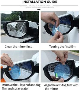 <span class=keywords><strong>Pellicola</strong></span> antiappannamento per specchietto laterale <span class=keywords><strong>antipioggia</strong></span> impermeabile più recente di arrivo per auto - Product Image 6