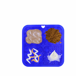 Petite taille Silicone chien nourriture Snuffle Mat Pet Lick Pad avec ventouse lente mangeoire belle chien bols pour animaux de compagnie confortable <span class=keywords><strong>manger</strong></span> - Product Image 2