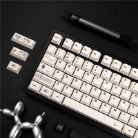 GG Beige/Grey/Yellow Keycaps Cherry Profile Keycaps 148 Keys PBT Sublimation for Mx Switch Magnetic Wooting Mechanical Keyboard