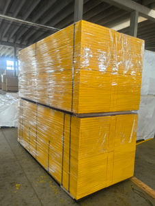 Panneau de coffrage en contreplaqué 3 plis 100% neuf, contreplaqué jaune 3 couches pour la construction - Product Image 4