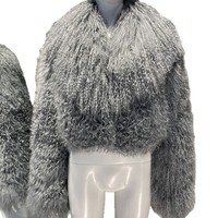 Manteaux en fourrure de mouton de Mongolie véritable pour femmes, mode d'hiver, vestes en fourrure de mouton naturelle de luxe, gardent au chaud, manteau en fourrure de Mongolie pour femmes