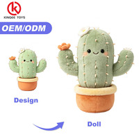 Produsen Mainan Boneka Plushie Personalisasi Bunga Matahari Mini dalam Pot untuk Hadiah Ulang Tahun Anak CE OEM ODM
