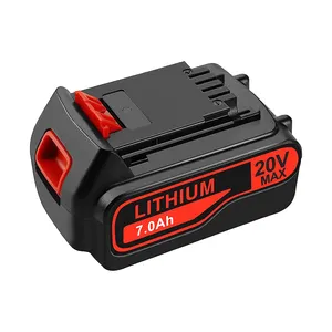 20v 7000mAh batterie al litio ricaricabili 7ah agli ioni di litio per batteria Black-Deckerss