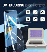Fábrica personalizada 180*120mm HD Anti-Explosión UV hidrogel Plotter película protectores de pantalla para tienda de accesorios de teléfono móvil