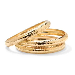 Pulsera bañada en oro indio del Sur, brazaletes meenakari