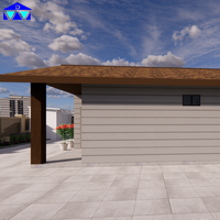 Vente chaude Moderne De Luxe Préfabriqué Villa Kits Structure En Acier Maison avec Des Caractéristiques Contemporaines