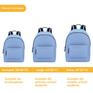 Mochilas Elegantes y Lisas de Diseño Nuevo 2025, OEM/ODM, para Estudiantes, con Cierre de Cremallera, para la Escuela y el Trabajo - Product Image 3