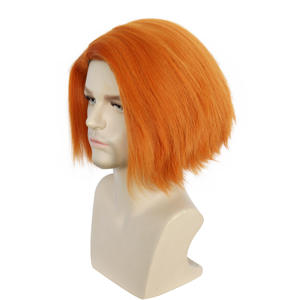 Ángel fantasma niño Chucky <span class=keywords><strong>película</strong></span> de terror Cosplay mano atada marrón claro peluca pequeño gorro conjunto Halloween Pascua - Product Image 4