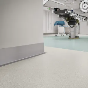 3mm ticari sıcak satış temiz oda zemin matı olmayan yönlü tutkal aşağı pvc homojen hastane vinil döşeme kaplama