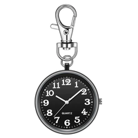Montre porte-clés NYY pour infirmières, montre vintage à quartz avec grand cadran, à clipser, pour étudiants, infirmières, personnes âgées