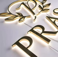 Enseigne 3D personnalisée à DEL en PVC pour magasin de détail Enseignes lumineuses avec lettres à canal avec application intérieure pour la décoration de bâtiments de magasins