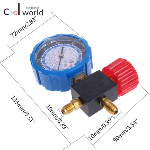 Medidor de pressão 1/4sae, refrigeração de alta qualidade - Product Image 3