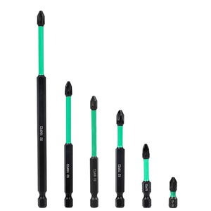 Kezhide Pz2 <b>Screwdriver</b> <b>Bits</b> <b>Set</b> 25-150Mm S2 Steel Industrial Grade For Electric Drill - Product Image 1