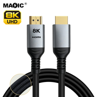 Câble HDMI 2.1 plaqué or personnalisable sur mesure en usine, 8K