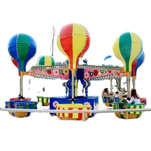 Giostra a Palloncini per Famiglie, Attrazione Girevole e Rimbalzante con Sedili a Forma di <span class=keywords><strong>Mongolfiera</strong></span> per Parchi e Luna Park all'Aperto - Product Image 1