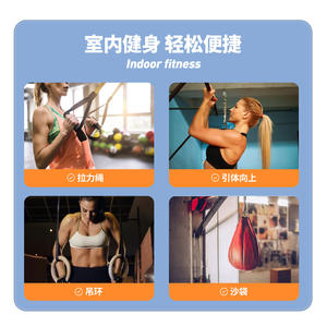 Correa de barra horizontal multifuncional Xinda de 40x5cm, entrenador de suspensión portátil Oxford para ejercicios de dominadas con saco de arena - Product Image 4