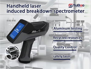 Spectromètre de décomposition par induction laser portable YuBoo, analyseur d'éléments métalliques LIBS, contrôle de la qualité des tests de l'aluminium - Product Image 1