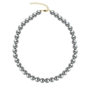 WENCHI French Retro Premium <b>Silver</b> Gray Pearl <b>Necklace</b> for Women Autumn and Winter Sweater <b>Chain</b> 450g - Product Image 5