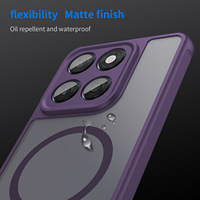 Étui de téléphone portable magnétique antichoc en TPU+PC avec design sportif givré mat pour Pura 90 Pro Max