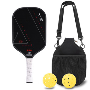 Raquette de pickleball en fibre de carbone Toray T700 16 mm, équipement d'entraînement approuvé par les États-Unis avec sac de transport en maille - Product Image 5