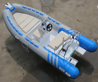 Bateau pneumatique RIB 480 de 16 pieds en Hypalon/PVC avec coque en fibre de verre et pont solaire à vendre