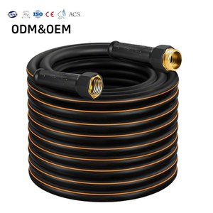 Tuyau d'arrosage de jardin en PVC flexible haute pression robuste de qualité supérieure, 15 m, norme CNS, durable, léger, enroulable, pour usage domestique - Product Image 1