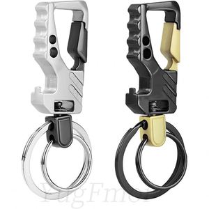 Bottle Zinc Alloy High End Model Key Chain Heavy Duty Keychain Carabiner Bottle Opener Anti Keyring Tracker for Men Women - Product Image 1