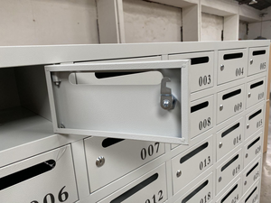 Boîte <span class=keywords><strong>aux</strong></span> <span class=keywords><strong>lettres</strong></span> de service postal métallique extérieure personnalisée Boîte <span class=keywords><strong>aux</strong></span> <span class=keywords><strong>lettres</strong></span> commerciale d'appartement et de communauté - Product Image 5