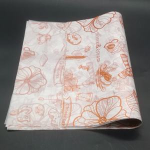 Custom Printed Oily Grease Proof Food Wrapping Tissue <b>Paper</b> - Product Image 2