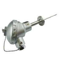 Boîtier de jonction terminal Nd 1,5 pouce étanche sanitaire à triple bride pour sonde RTD Pt100 capteur de température sortie NPN précision 0,5°C