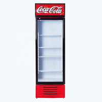 Directly Cooled Glass Door Beverage Cabinet 150L Compact Drink Refrigerator Energy Efficient