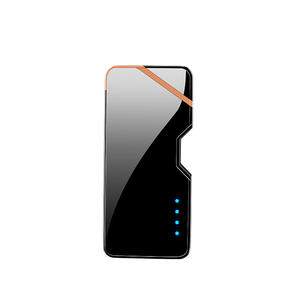 DEBANG Briquet électrique rechargeable USB double plasma amélioré coupe-vent avec affichage LED pour cadeaux d'affaires - Product Image 1